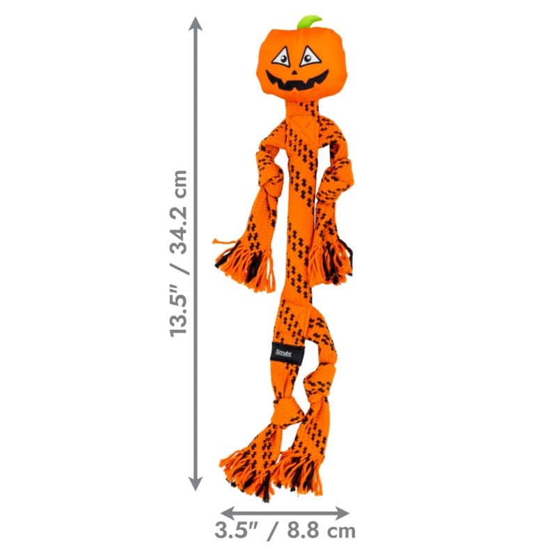 KONG Halloween Scrubz Jack-o-Lantern Medium - thumbnail 2