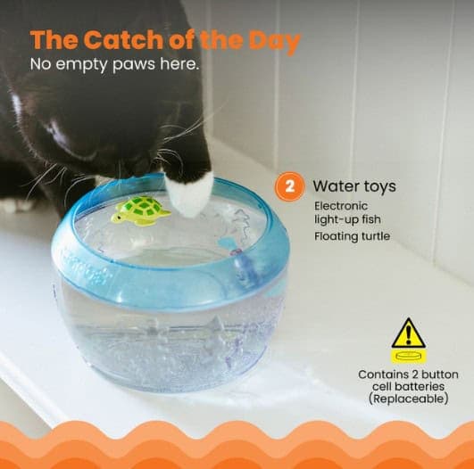 Catstages MEOW-SMERIZING™ Fish Bowl Cat Toy - thumbnail 6