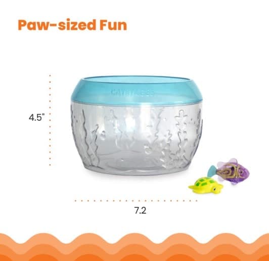 Catstages MEOW-SMERIZING™ Fish Bowl Cat Toy - thumbnail 4