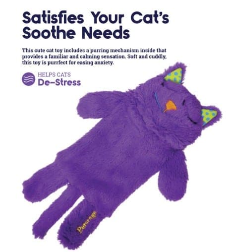 Purr Pillow Kitty Plush Cat Toy - thumbnail 2