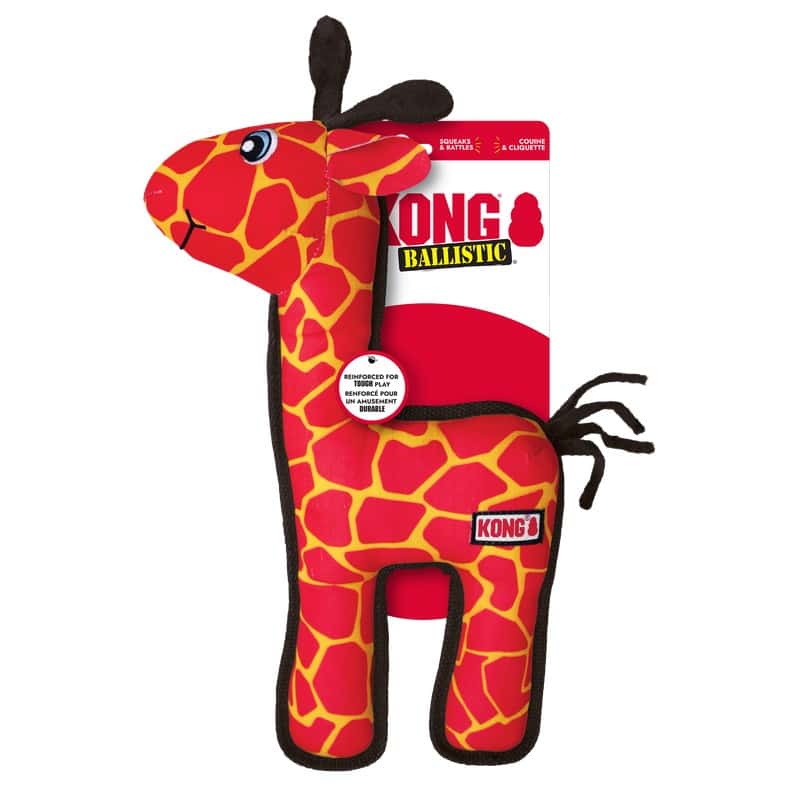 KONG Ballistic Giraffe Dog Toy Md/Lg - thumbnail 3