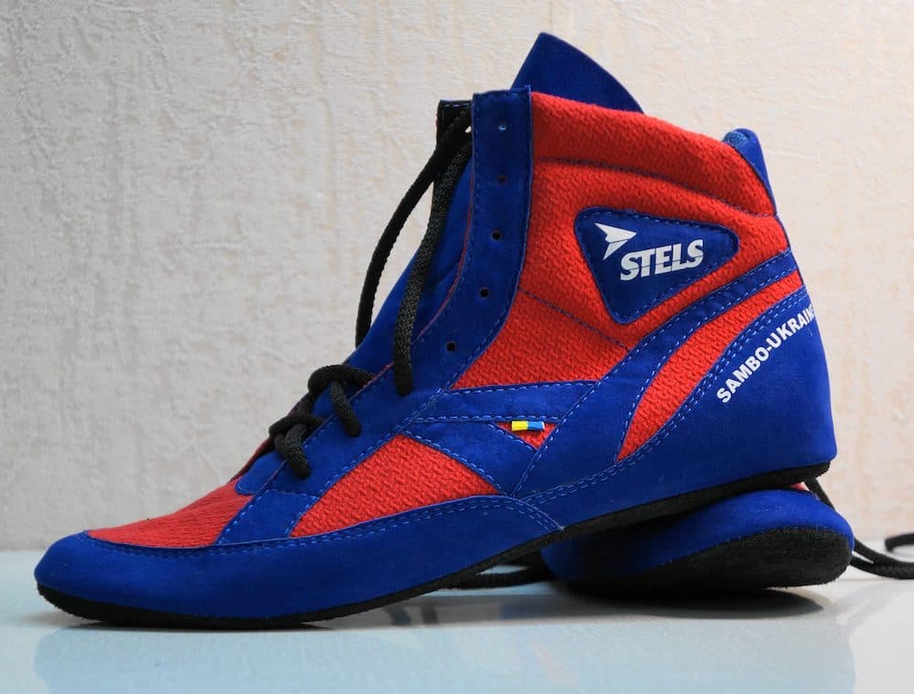 Sambo shoes “Stels” (blue/red)
