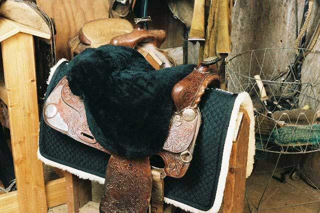 Standard Western Saddle Seat Cover Black
