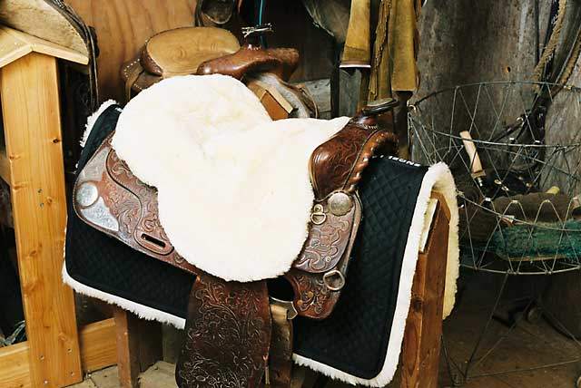 Standard Western Saddle Seat Cover Tan Medical