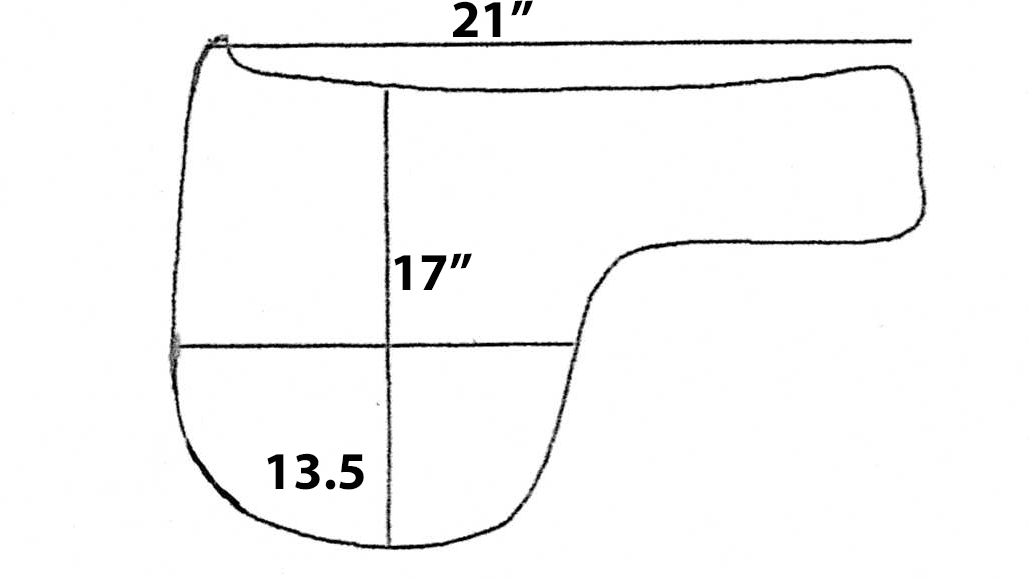 Pony Bareback Sheepskin Lined Pad – Small Charcoal - thumbnail 6