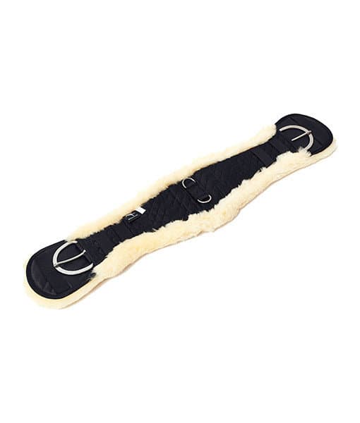 Western Cinch 45cm – 90cm Black w/Medical Sheepskin