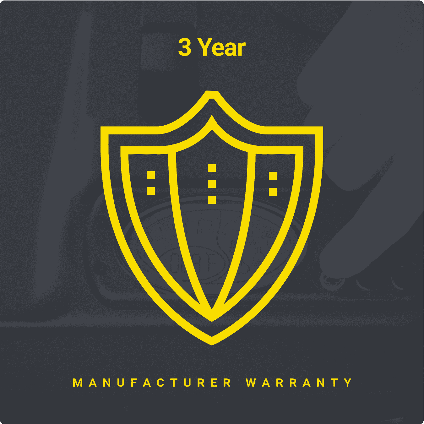 3 Year Manufacturer’s Warranty