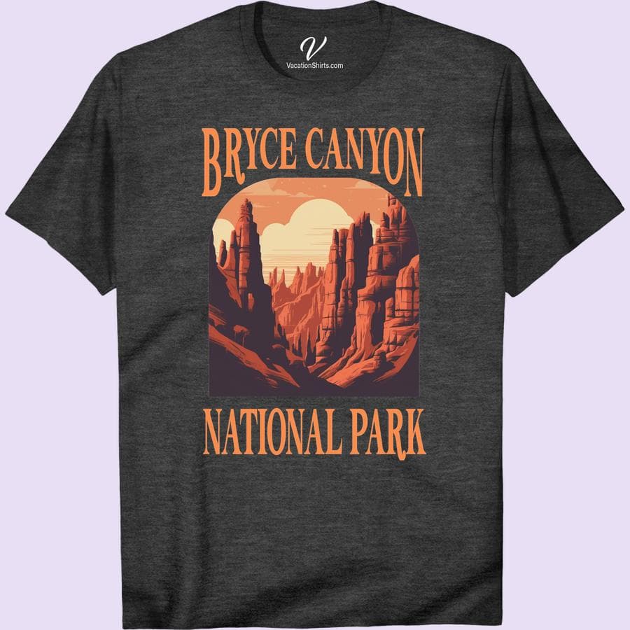 Bryce Canyon Shirt – National Park Sunset Tee with Red Rocks - thumbnail 5
