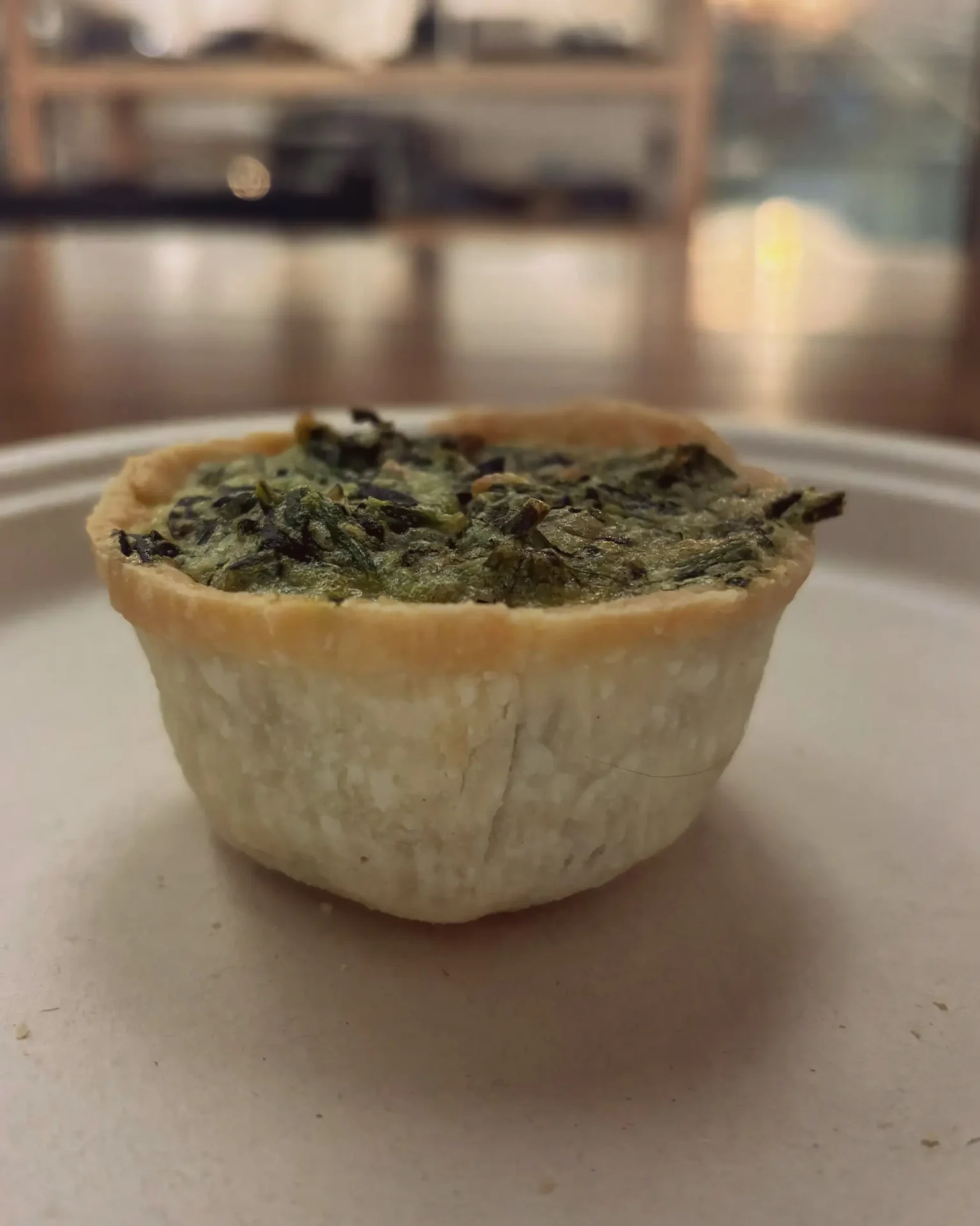 Mini Spinach-Goat Cheese Quiche
