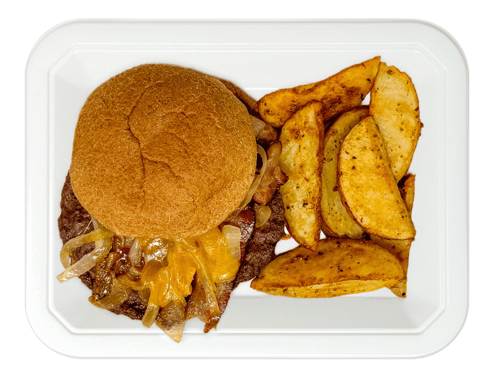 Bistro Burger w/Roasted Potatoes