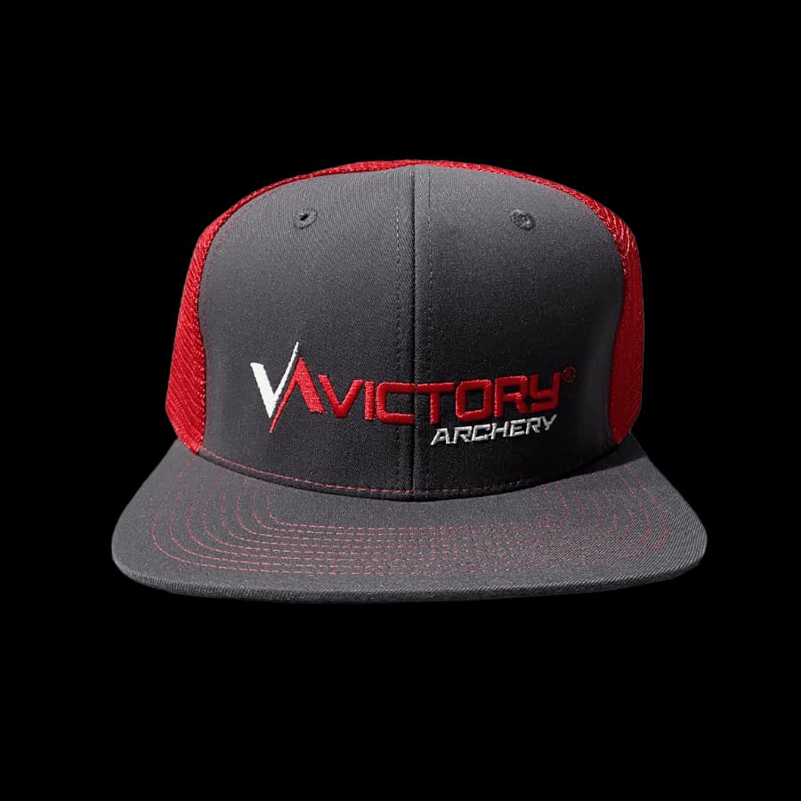 Victory Trucker Hat – Red and Gray