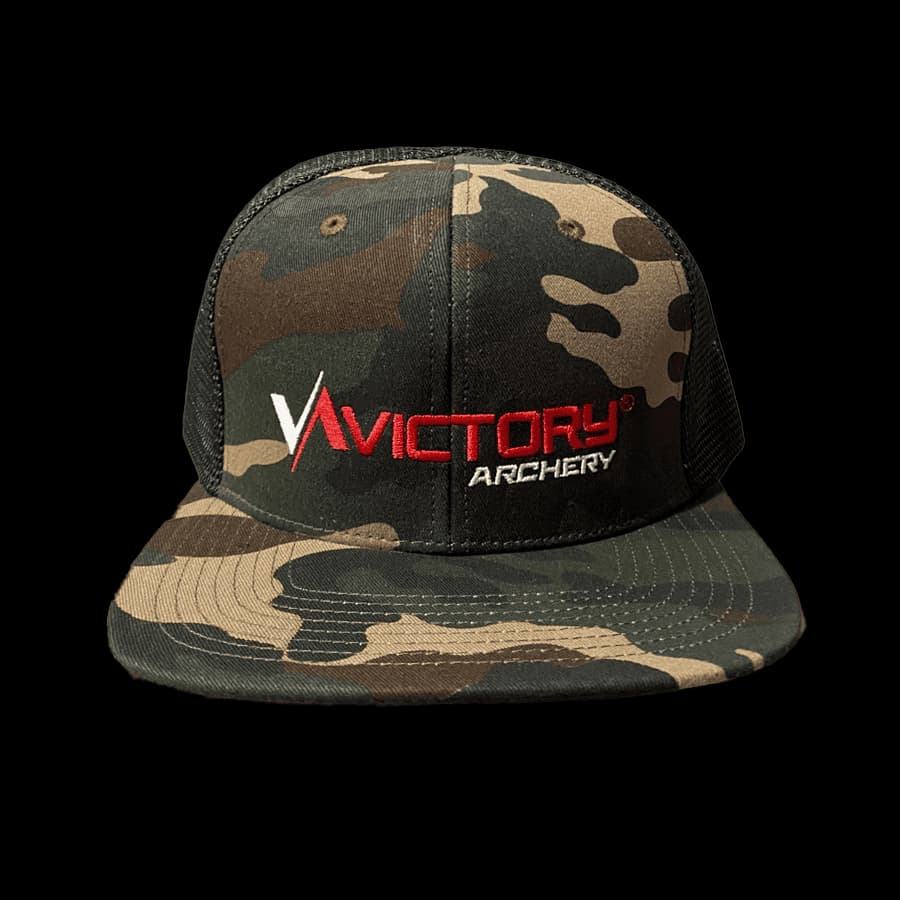Victory Trucker Hat – Woodland Camo