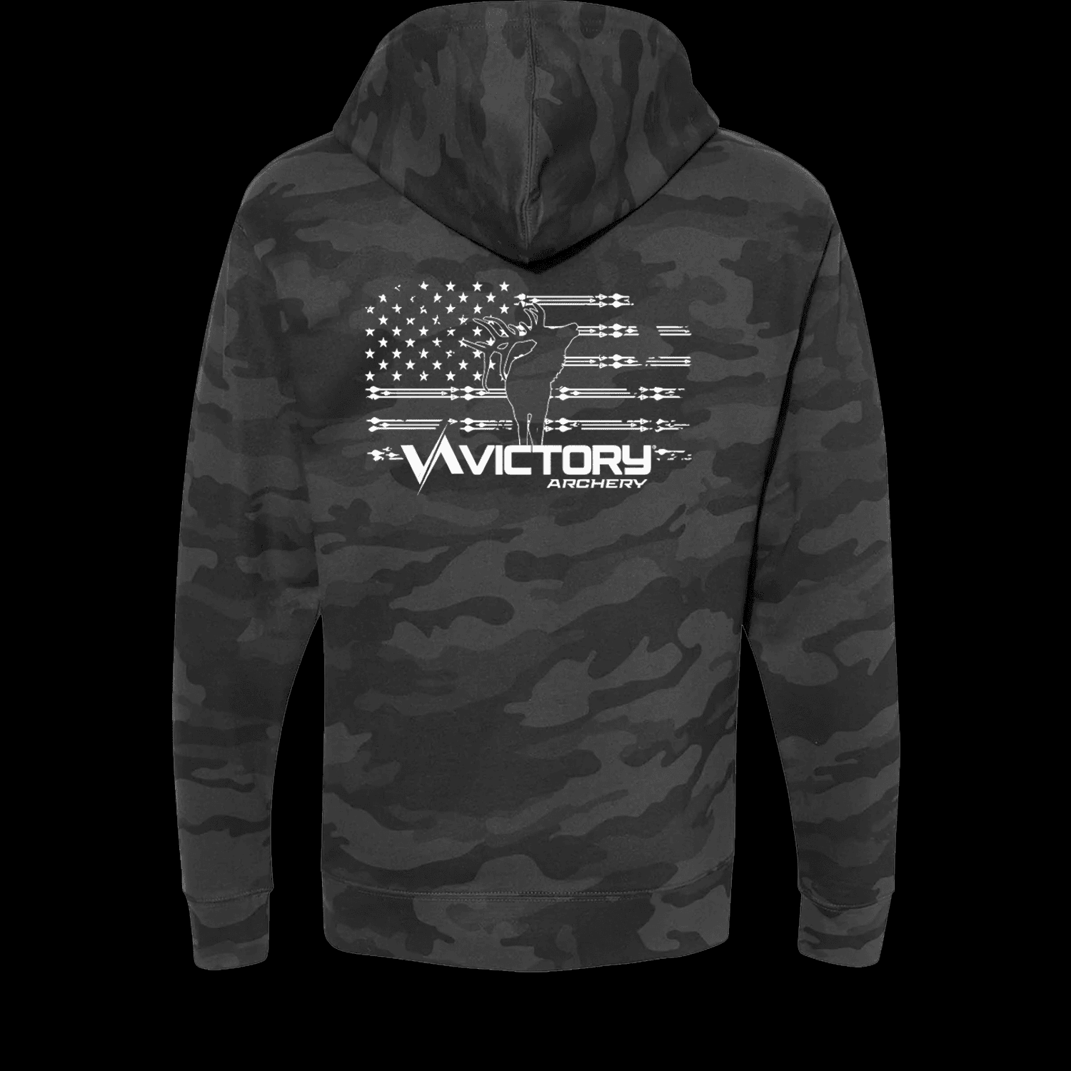 Black Camo Elk Hoodie