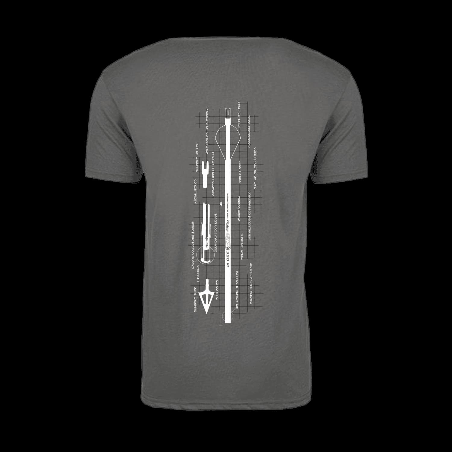 Gray Arrow Blueprint T-Shirt