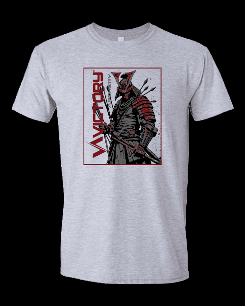 Gray Victory Samurai T-Shirt