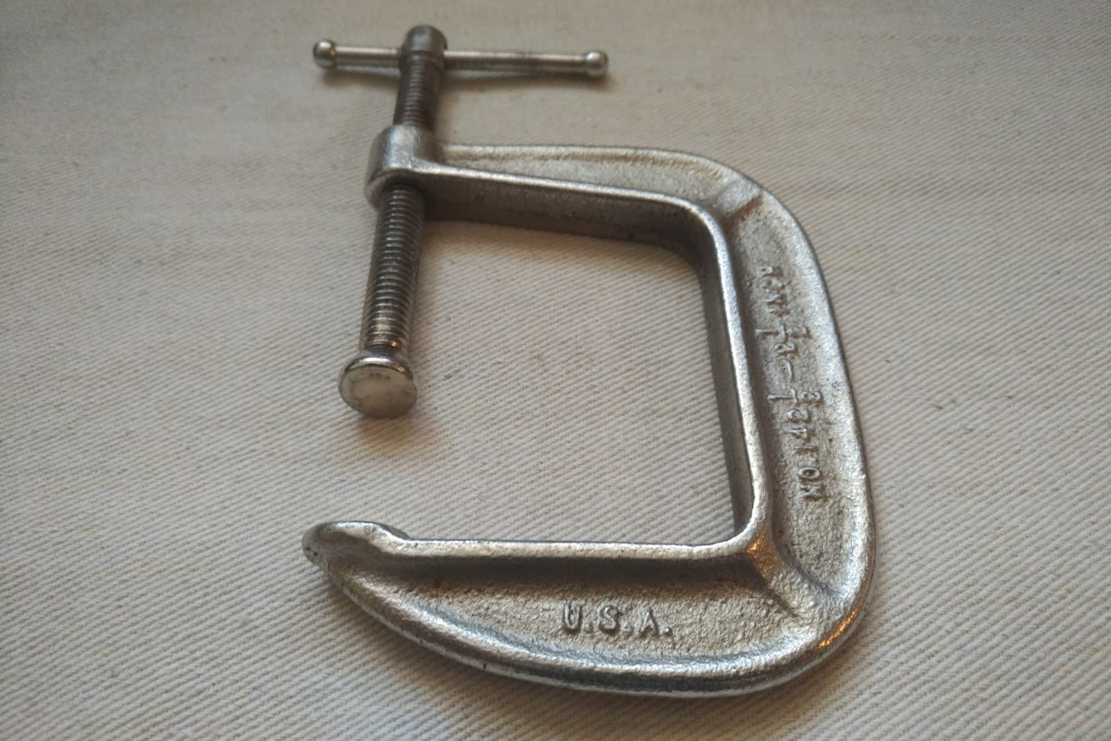 Vintage 2.5 inches #142 Clamp Brink & Cotton Manufacturing Company