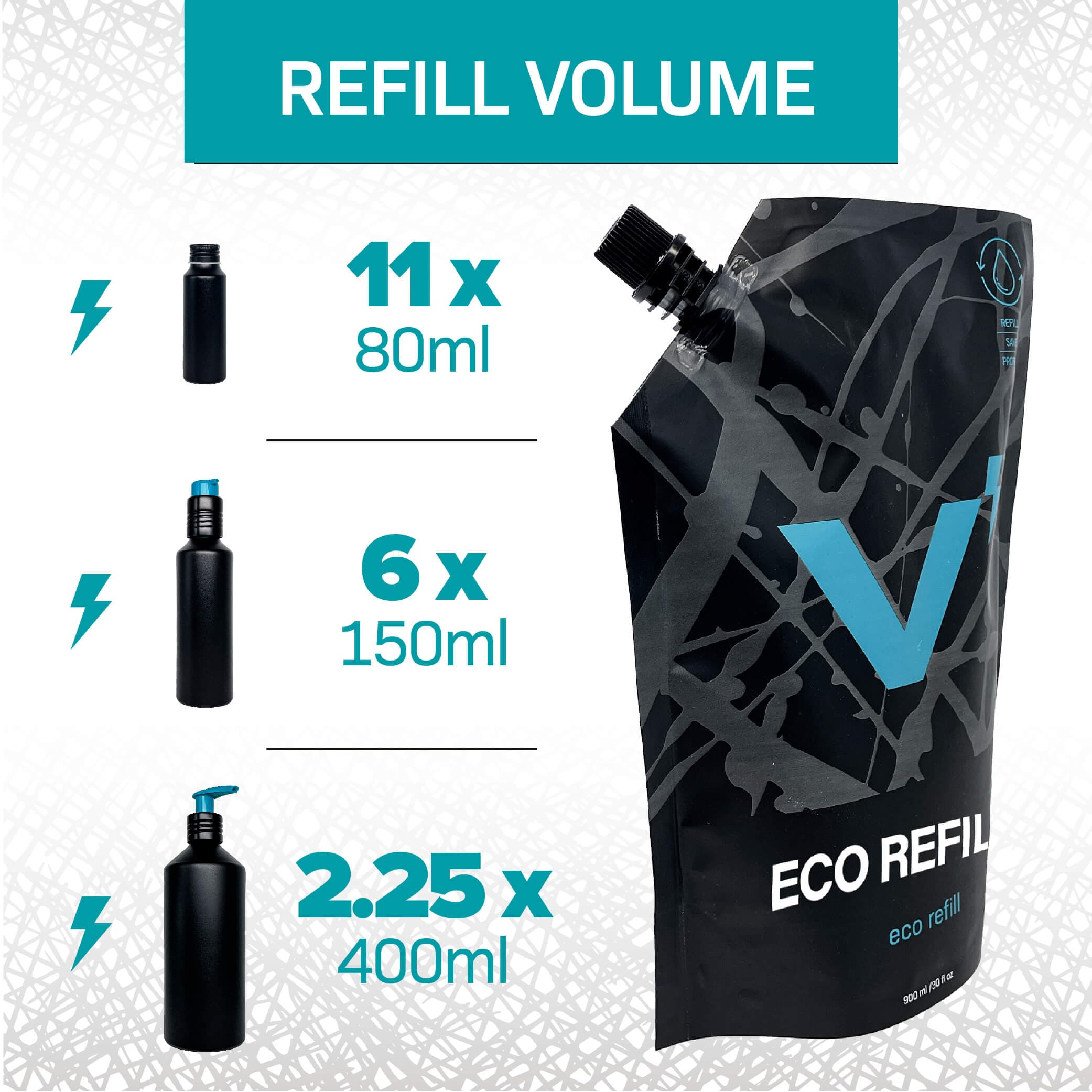 VOLT REFILL 900ml – Aloe Vera Gel - thumbnail 3