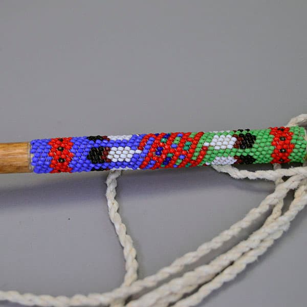 Rattle Gourd- Beaded Handle - thumbnail 2