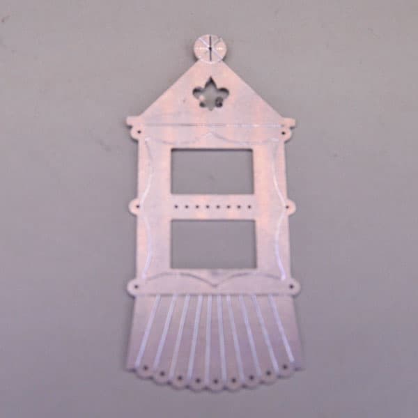 Scarf Slide Engraved Aluminum
