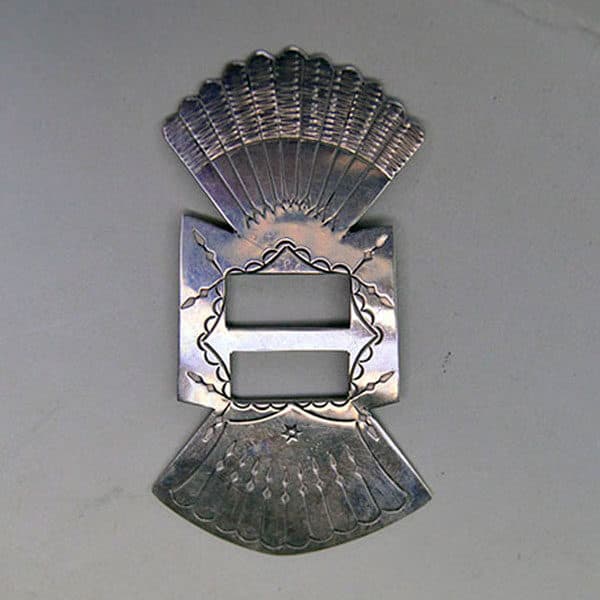 Scarf Slide Nickel Silver