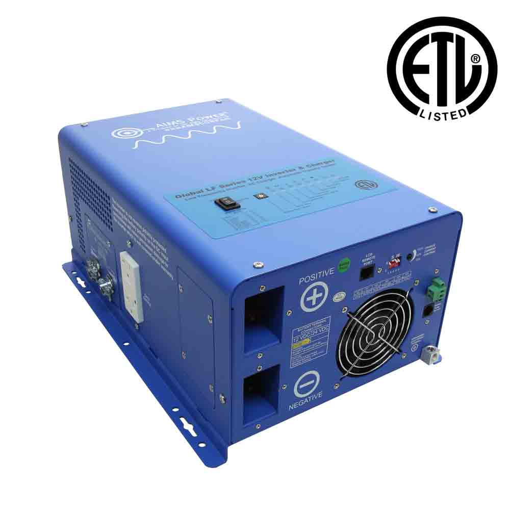 2000 Watt Pure Sine Inverter Charger ETL Certified