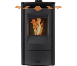 Harman Allure50 Pellet Stove (Satin Black) - thumbnail 8
