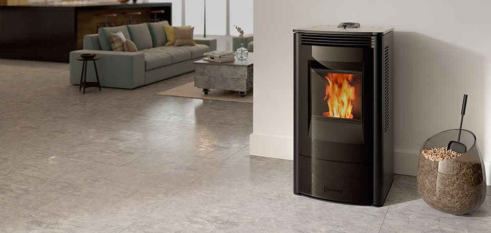 Harman Allure50 Pellet Stove (Satin Black) - thumbnail 4