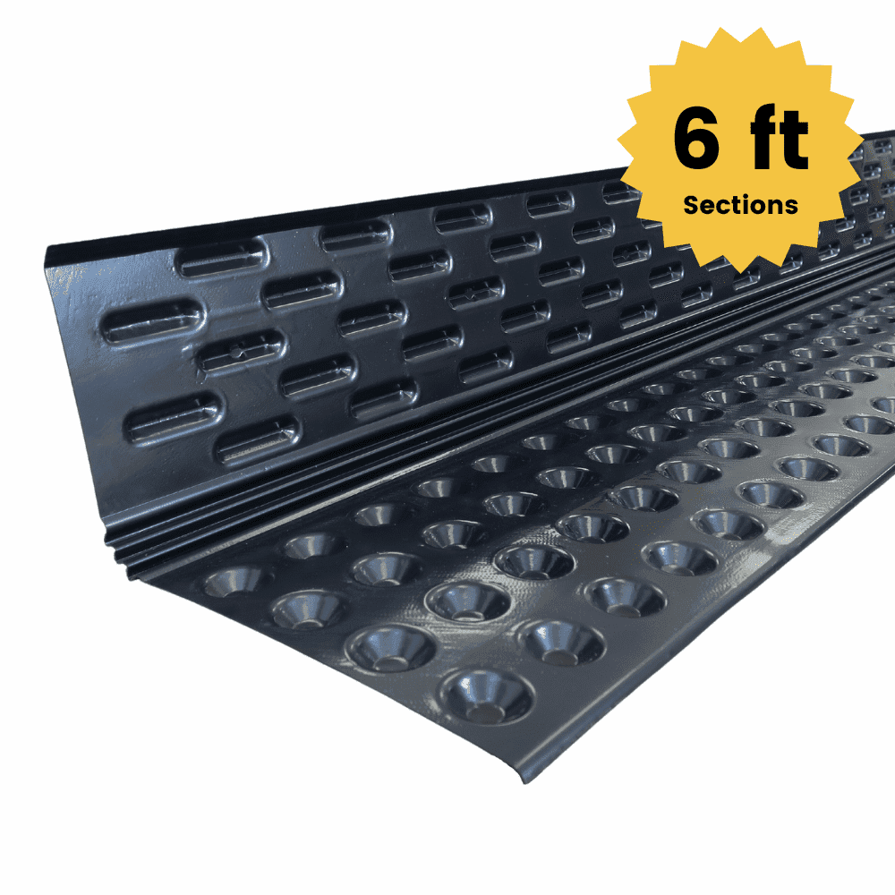 Drain-Eze XL Basement System 6ft Sections (180ft Cartons)