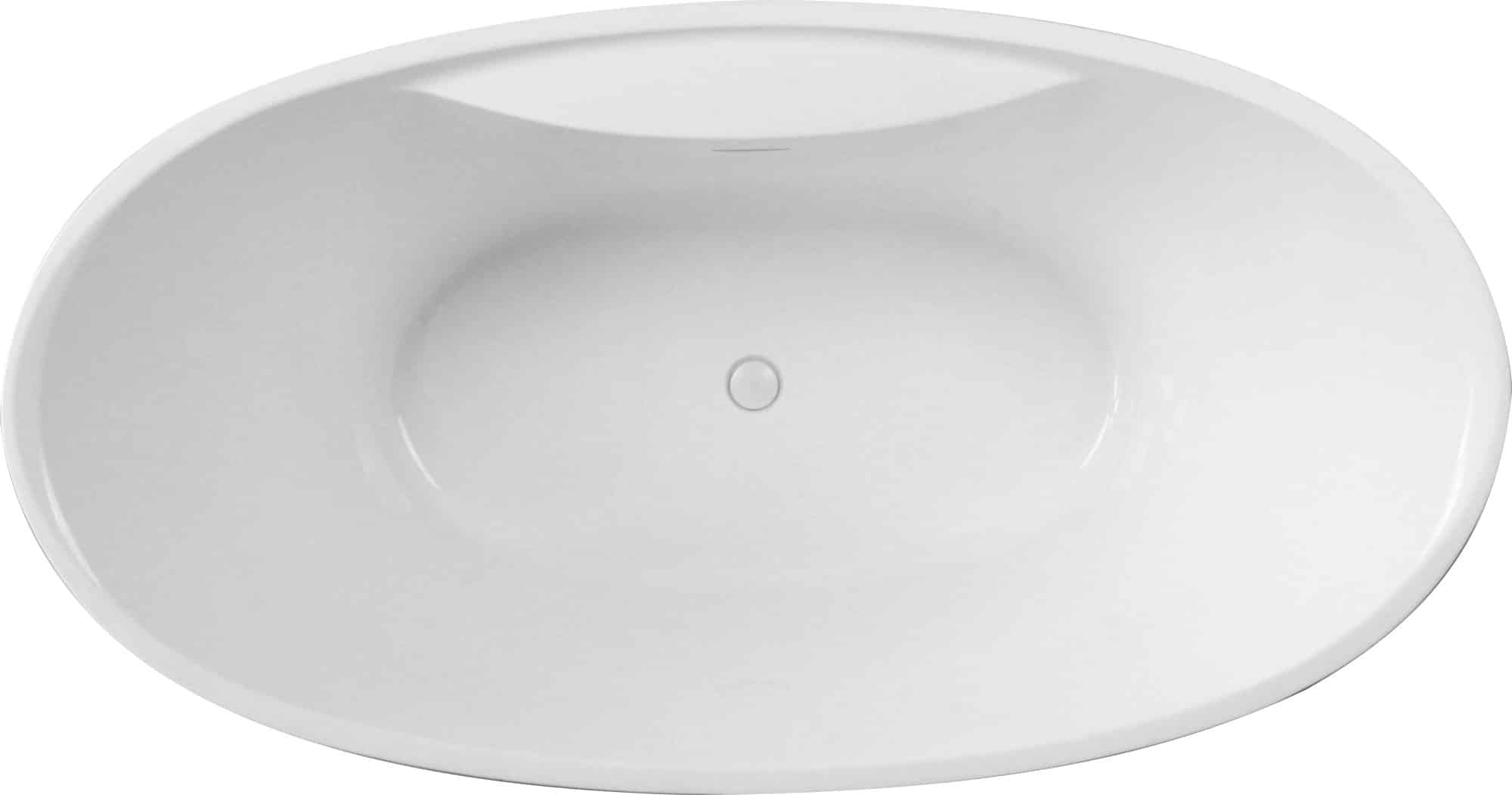 Caspian – Free Standing Acrylic Oval Tub - thumbnail 6