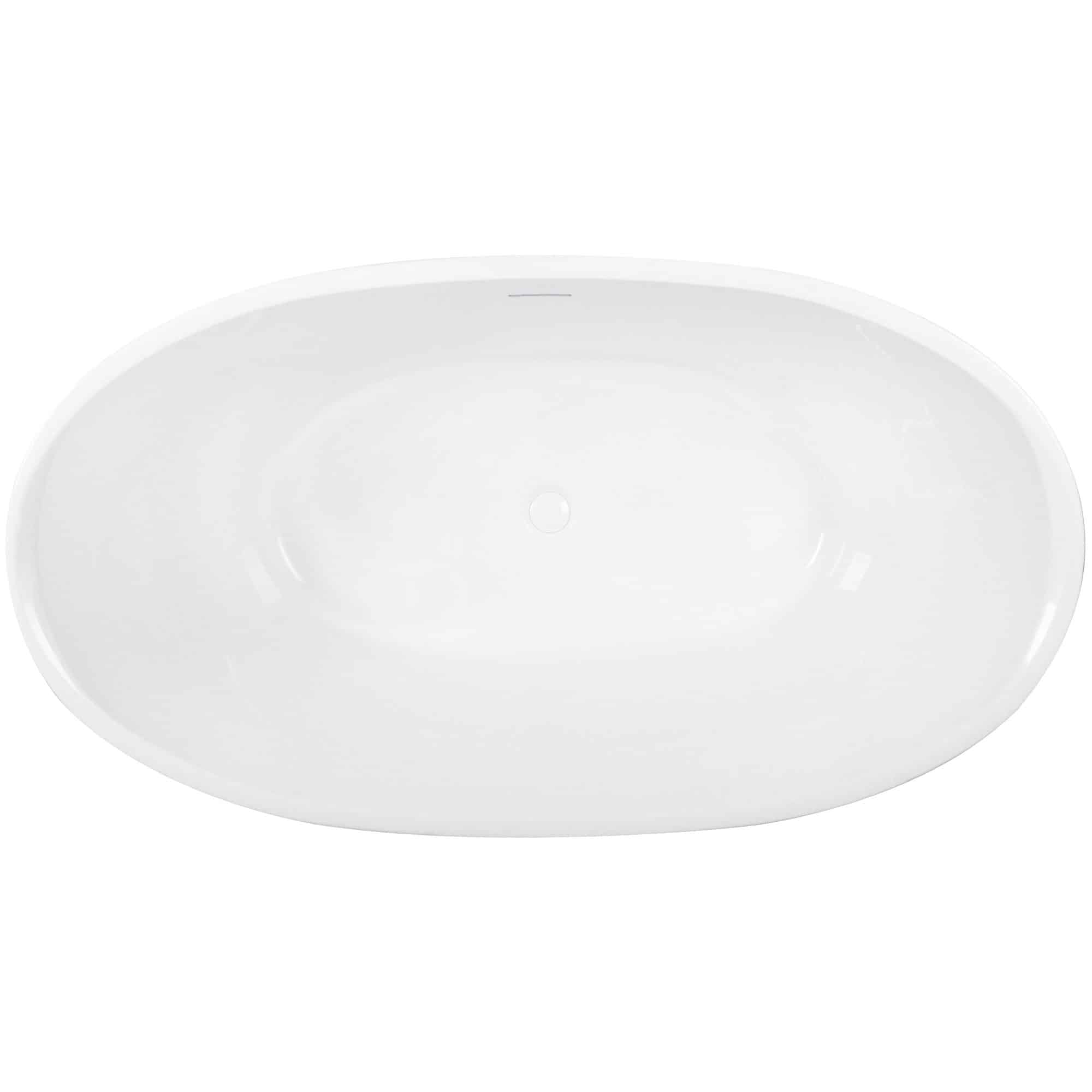 Caspian – Free Standing Acrylic Oval Tub - thumbnail 9
