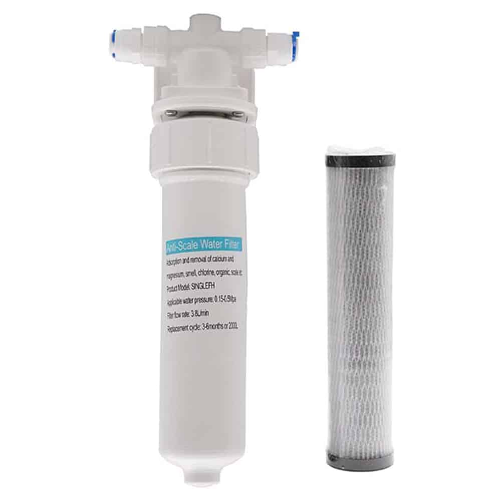 Carbon Block Filter Housing And Mounting Bracket