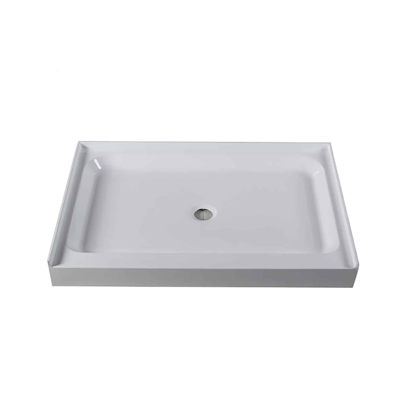 48” X 36” 3-Wall Shower Pan (Pan Only)