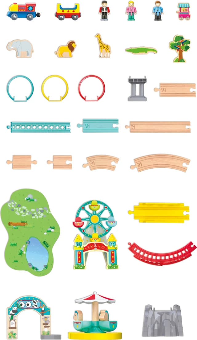 JOYFUL RIDE RAILWAY SET (FAIRGROUND) - thumbnail 3