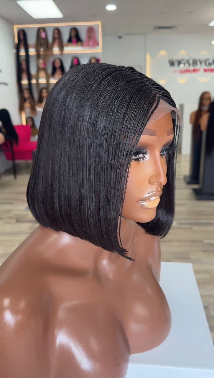 10” human hair micros bob - thumbnail 5