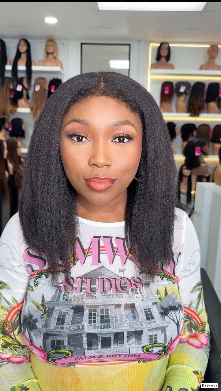 10” natural human hair