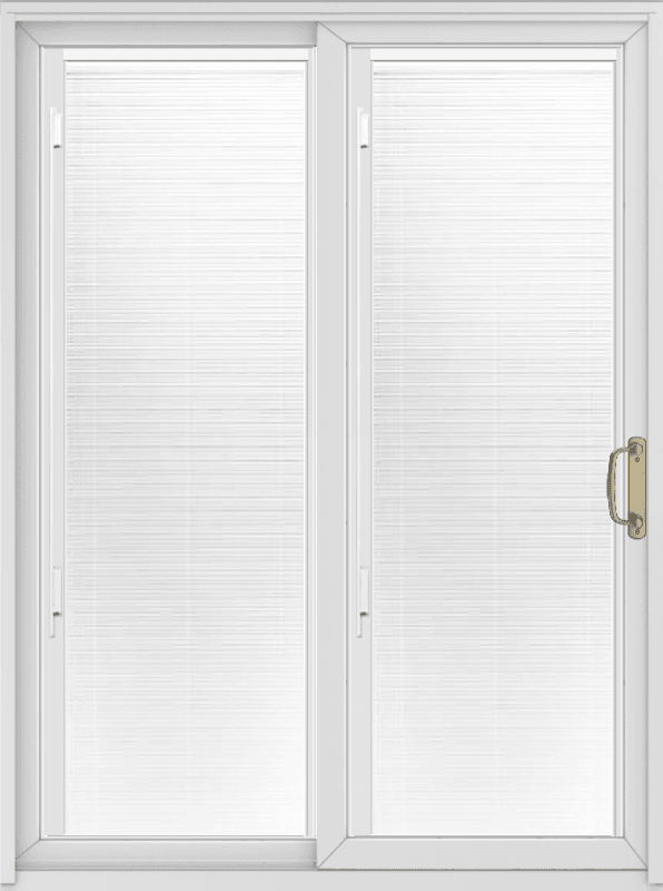 Andersen 200 Series Perma Shield Patio Door 2 Panel with Blinds