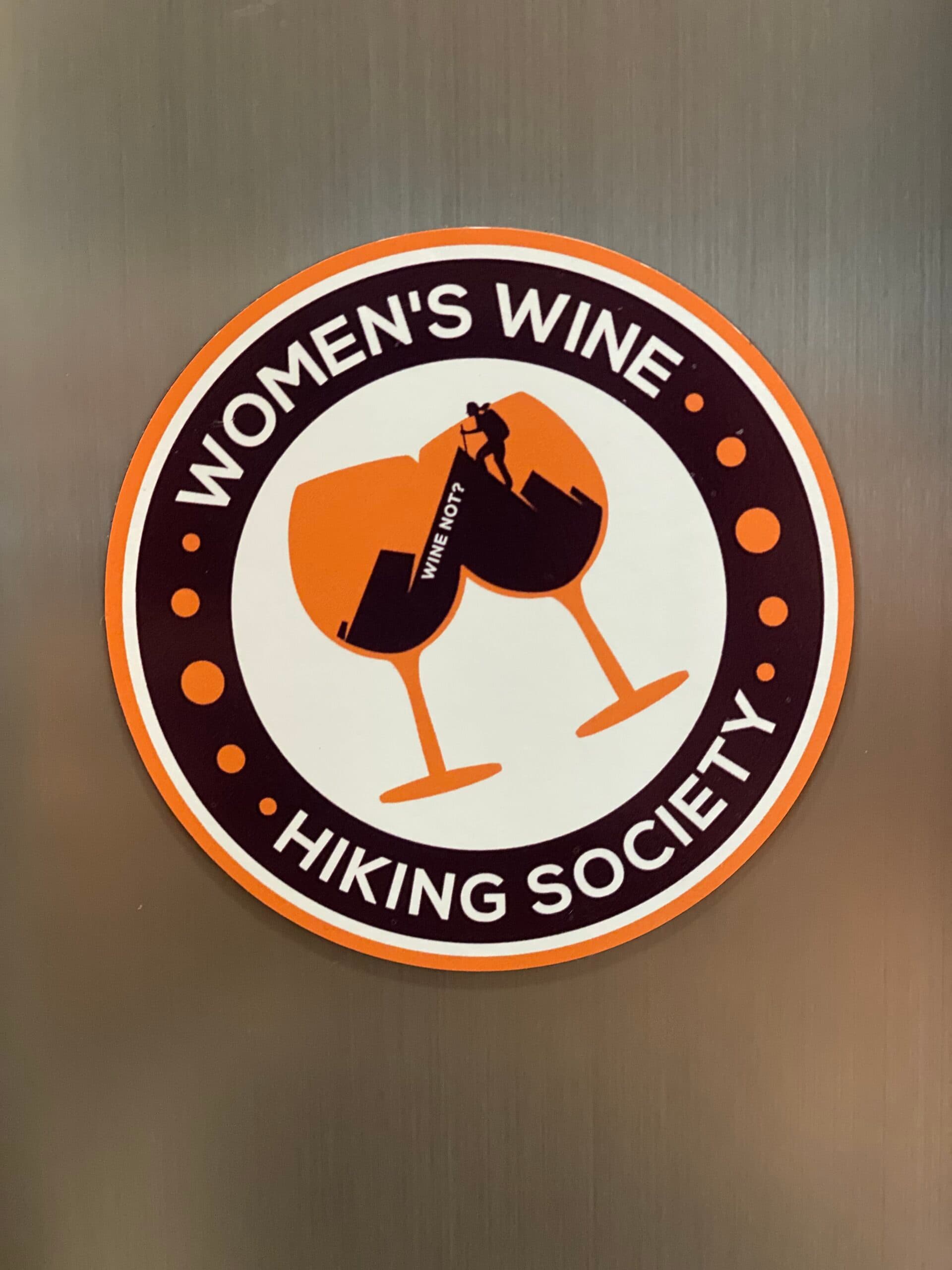 Wine Hiking Society 3″ Magnet