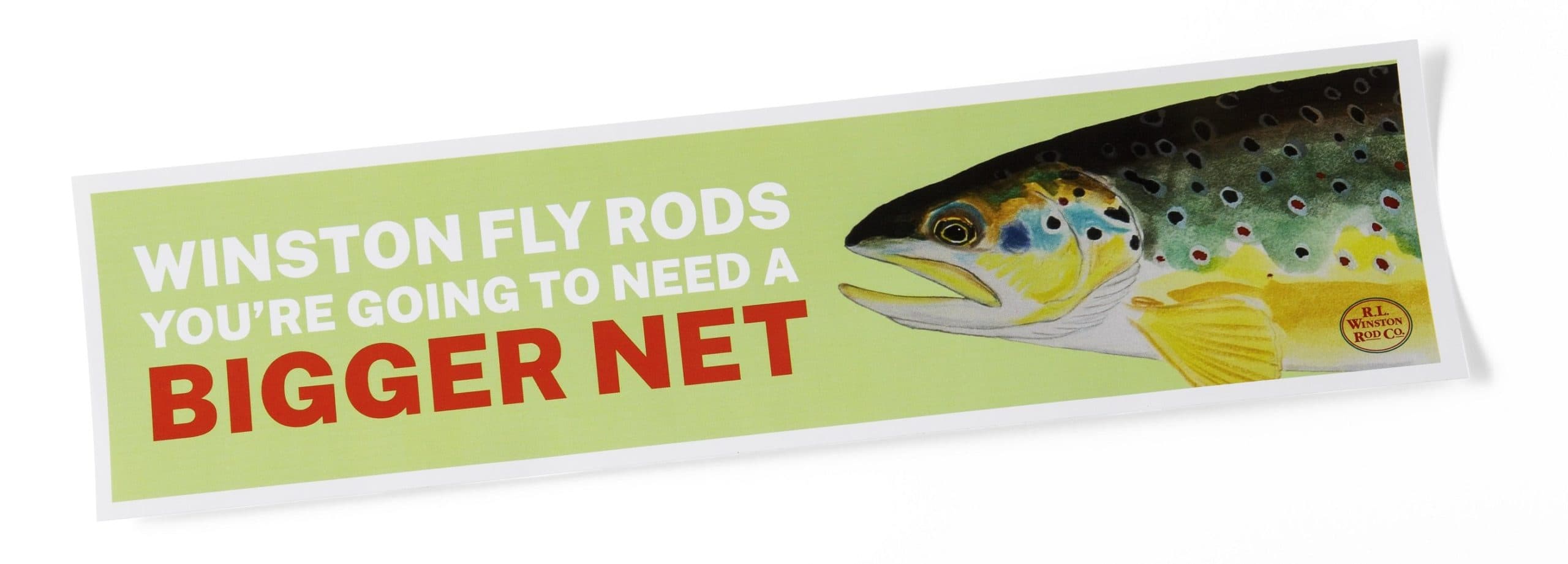 “Bigger Net” Sticker – 11.5″ x 3.5″