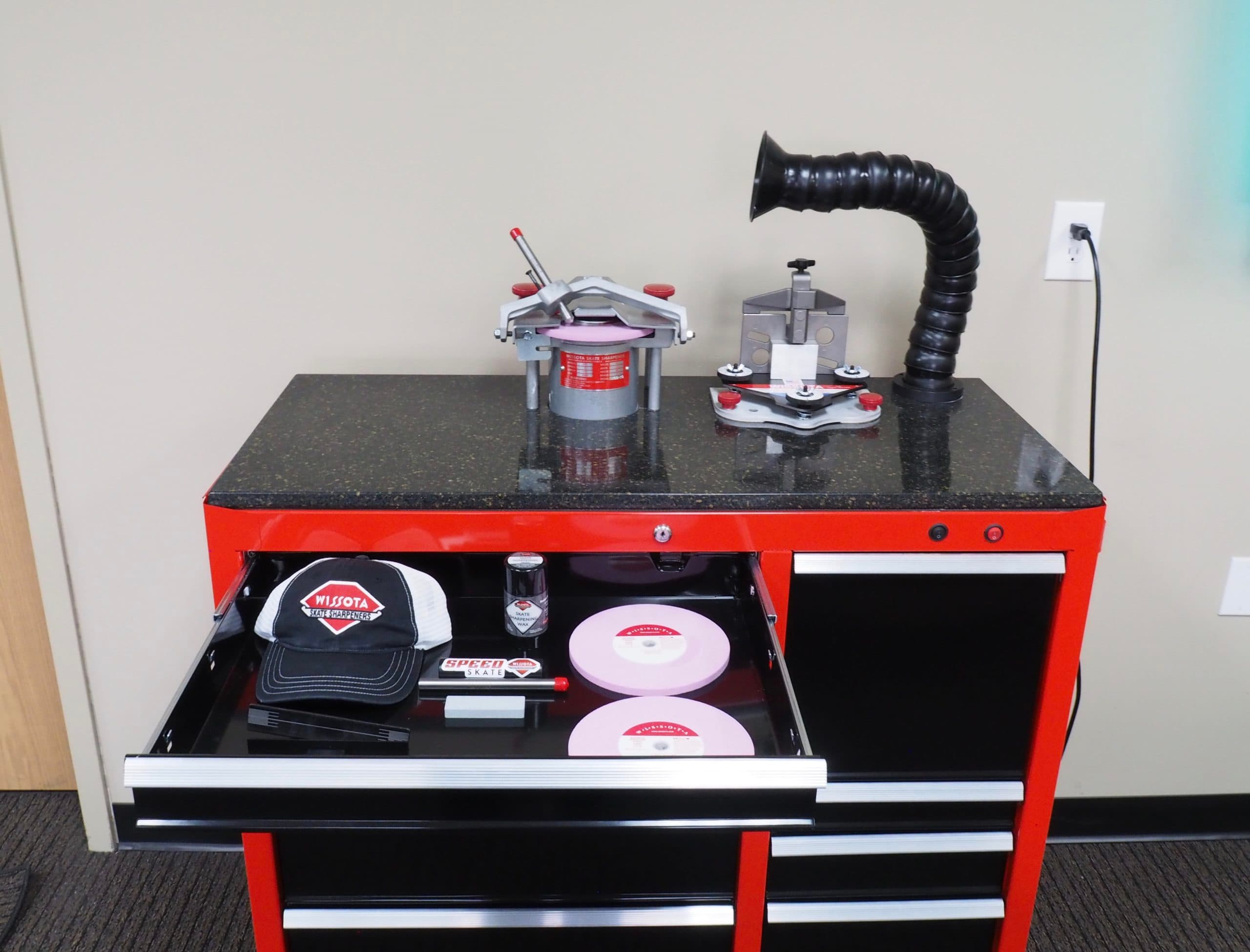 911 Pro Series Skate Sharpener – Red/Black – Order Only 4 week lead time - thumbnail 2