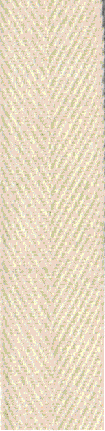 Remnant 7/8″ Natural White Worsted Wool Tape, 16″ long