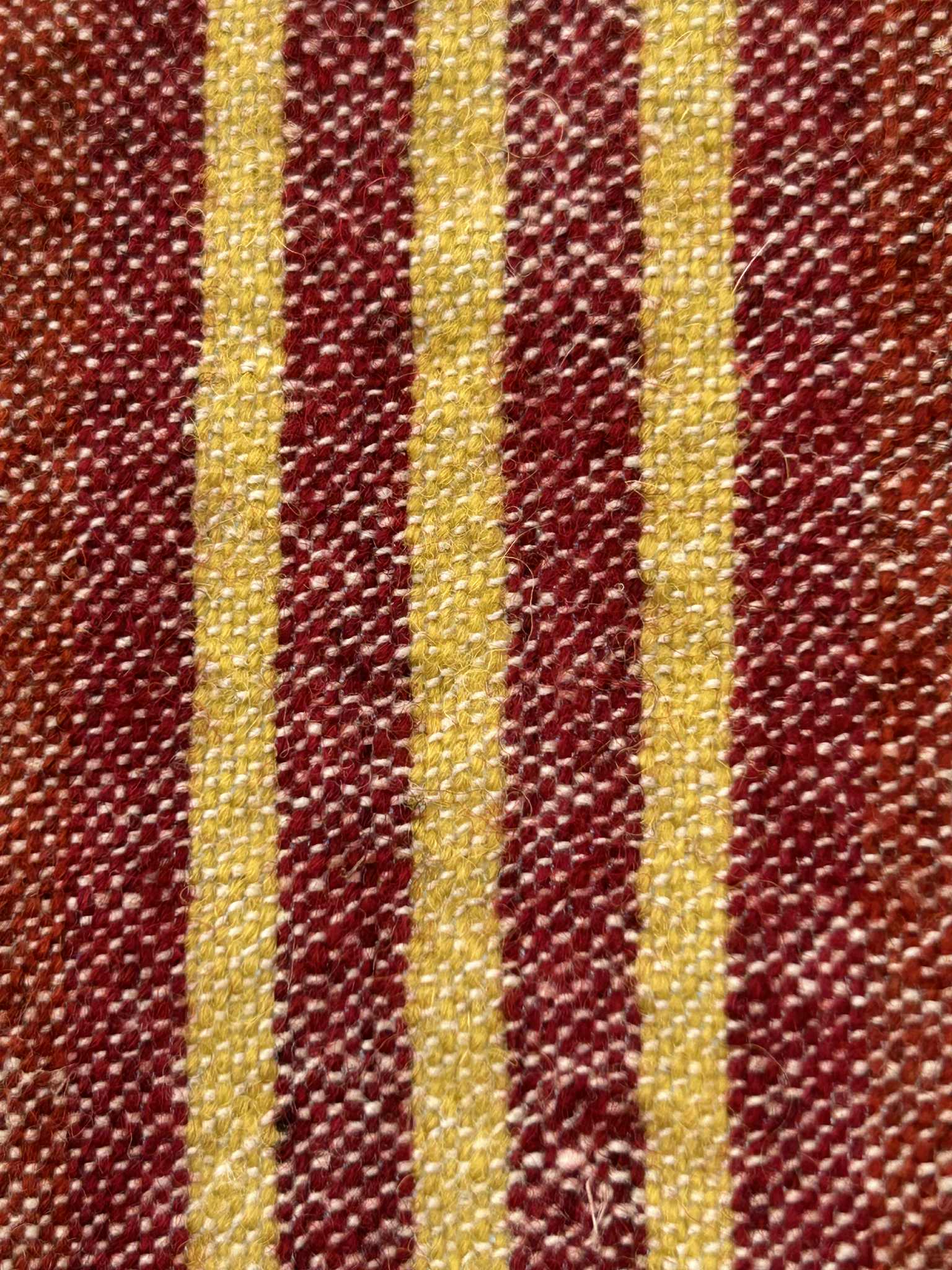 Red & Yellow Striped Linsey Woolsey