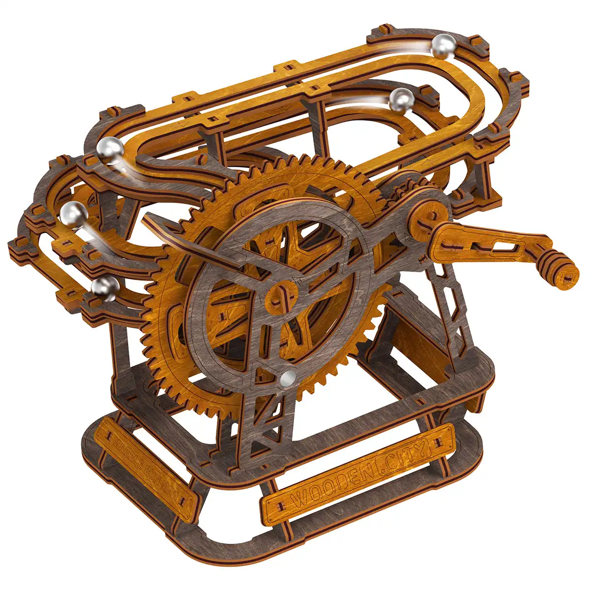 3D Wooden Puzzle – Marble Run Mini