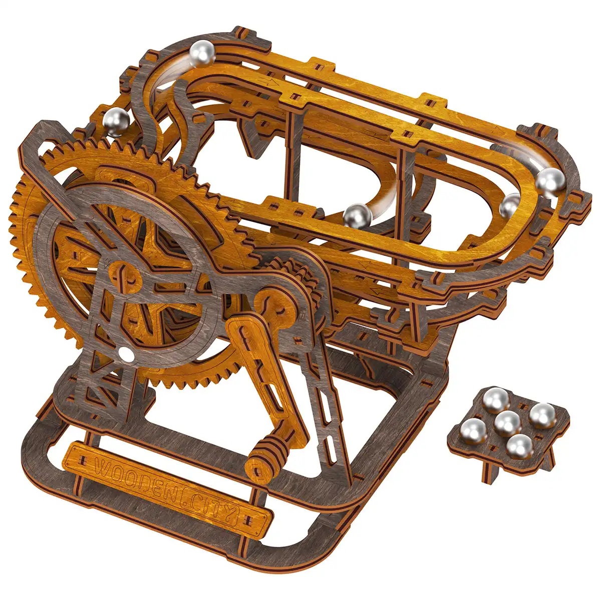 3D Wooden Puzzle – Marble Run Mini - thumbnail 5