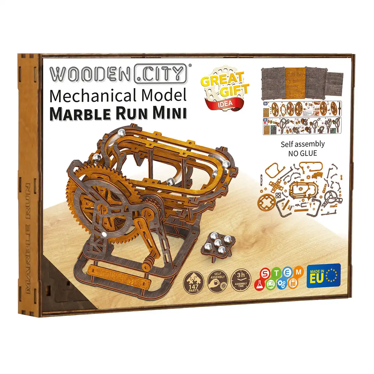 3D Wooden Puzzle – Marble Run Mini - thumbnail 4