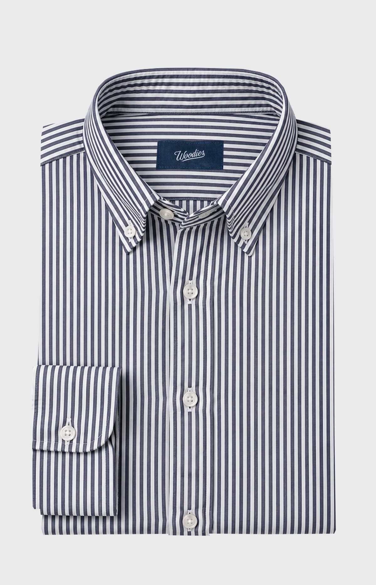 Light Blue Striped Seersucker Shirt - thumbnail 3