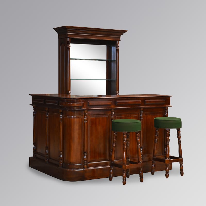 Solid Wood Bar & Cabinet Set with Ample Storage – Bar WNL131