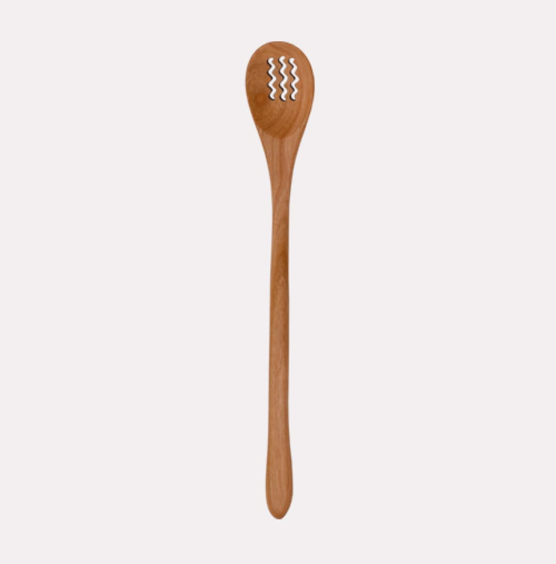 Olive Spoon w/Wiggle Slots 9 inch