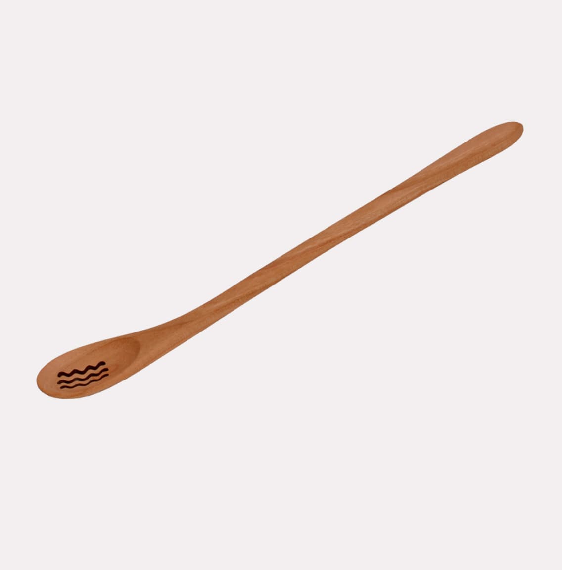 Olive Spoon w/Wiggle Slots 9 inch - thumbnail 2