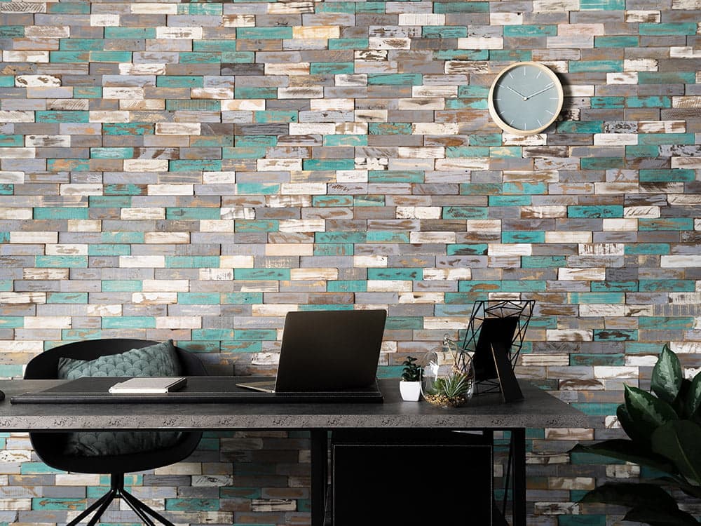 Montauk Blue 3D Wall Panels - thumbnail 2