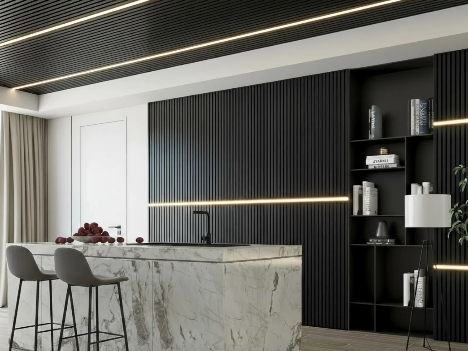 LED Channel for Wood Slat Wall Panels - thumbnail 9